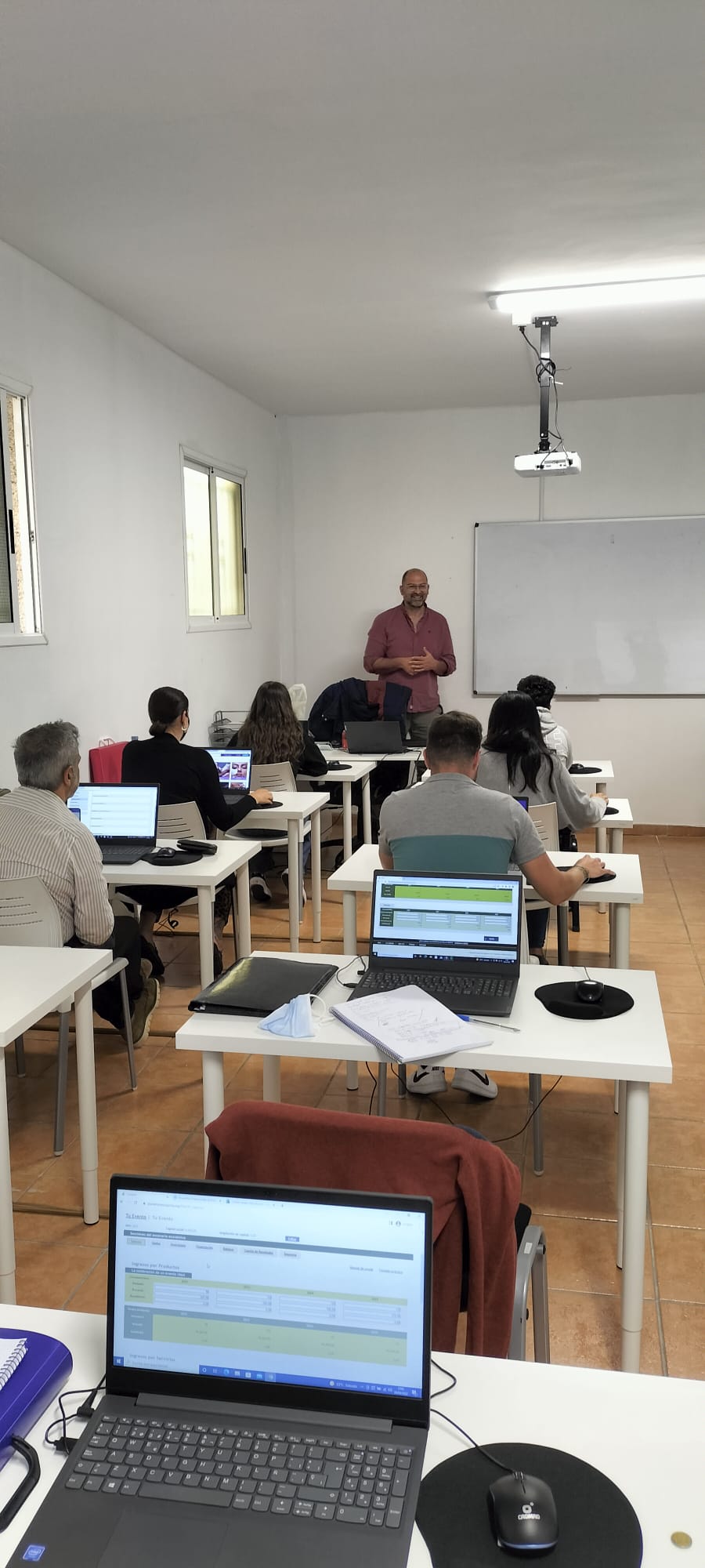 Moisés Barreto en un taller de Design Thinking